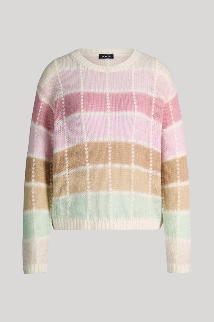 Leads to product detail page "Kulti jumper in rose/light brown check"