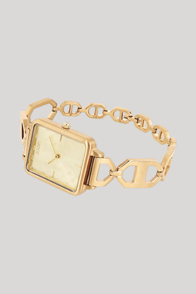 Leads to product detail page "Women's gold wristwatch"