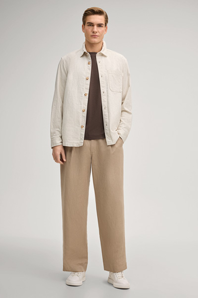 Priamo T-shirt in dark brown