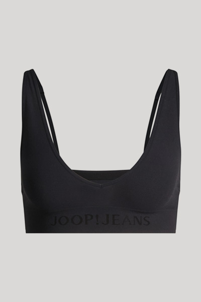 High-Apex-Bralette in Schwarz