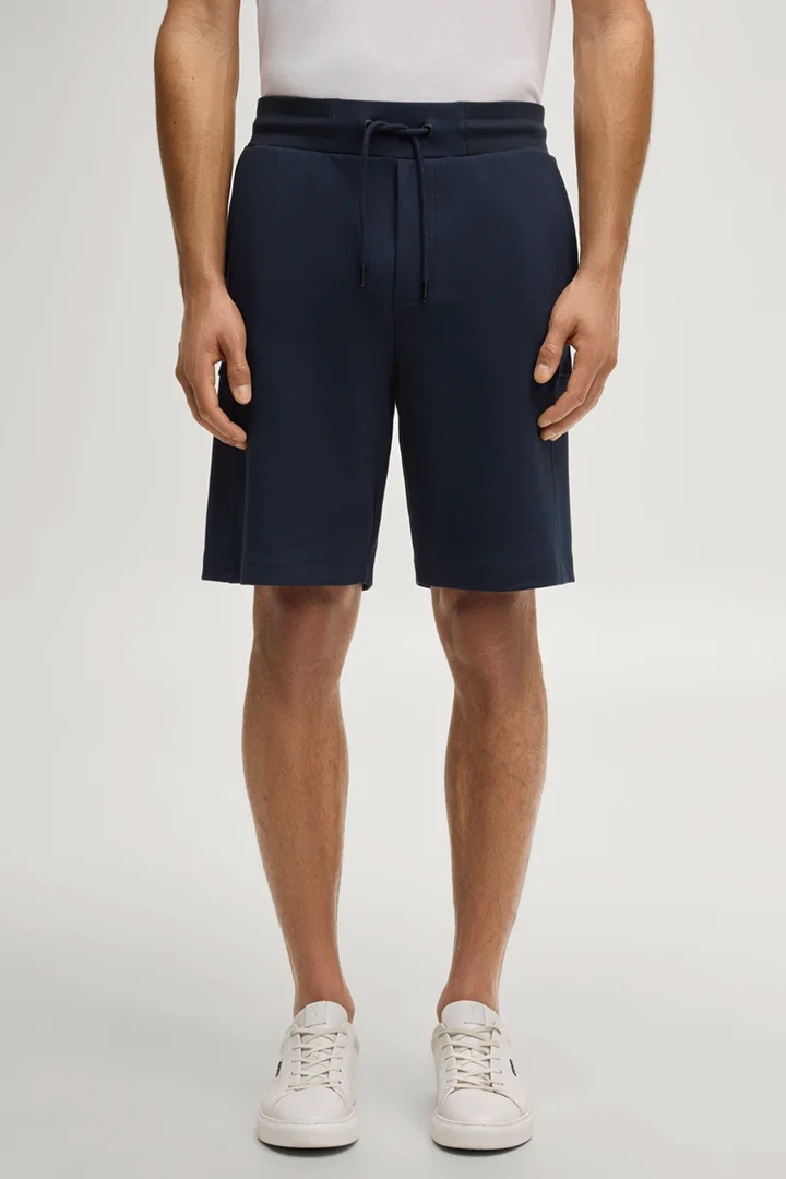 Leads to product detail page "Joseignacio navy blue sweatshorts"
