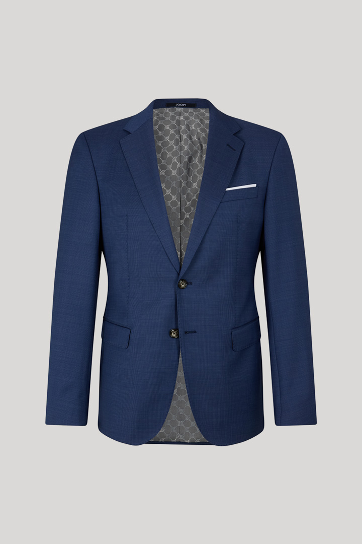 Virgin Wool Herby Modular Jacket in Blue