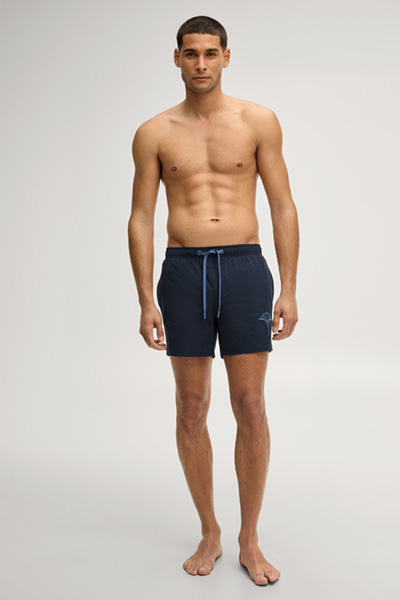 Dark blue swim shorts