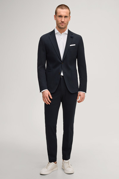 Führt zu Produktdetailseite „Jersey-Sakko Hoverest in Navy"