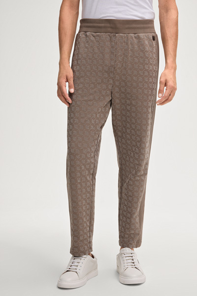 Tamas Cornflower Jogging Pants in Taupe