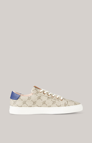 Mazzolino Due Coralie Trainers in Taupe/Green/Blue