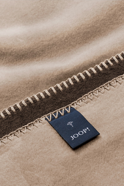 Wohndecke JOOP! UNI-DOUBLEFACE in Mokka/Taupe, 150 x 200 cm