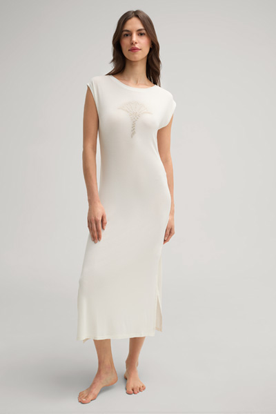 Jersey Nightdress in Off-white