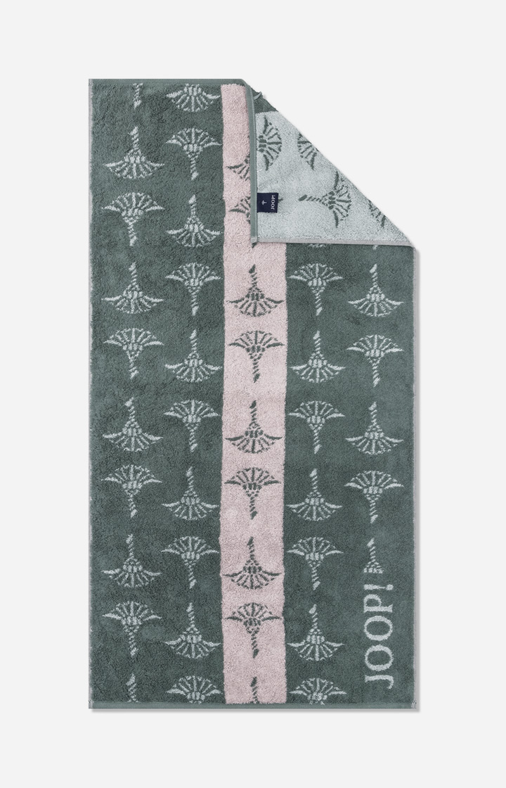 JOOP! DIVIDED CORNFLOWER Hand Towel Set in Sage, 50 x 100 cm