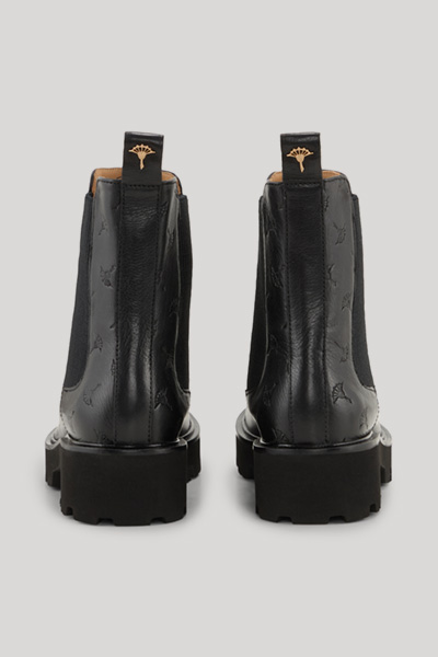 Chelsea Boots Estate Stampa Mariana in Schwarz