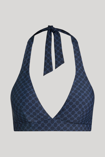 Neckholder bikini top in navy