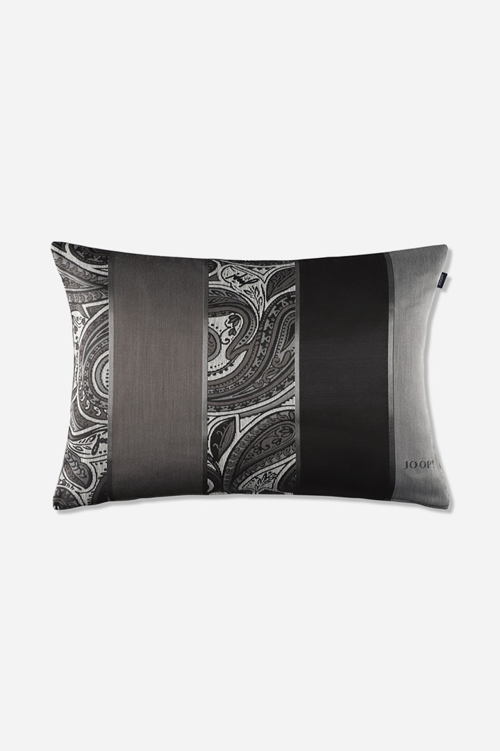 Führt zu Produktdetailseite „Zierkissenhülle JOOP! PAISLEY ALLOVER in Silbergrau, 40 x 60 cm"