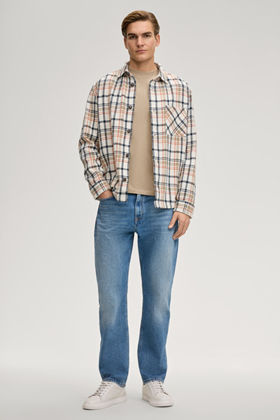 T-Shirt Cedric in Beige