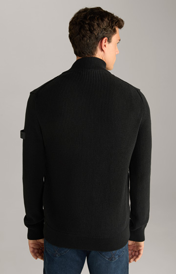 Hannor Knitted Jacket in Black