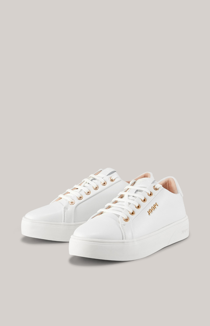 Skórzane sneakersy Tinta New Daphne w kolorze białym