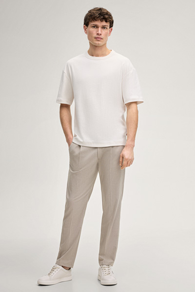 Lead Chinos in Beige
