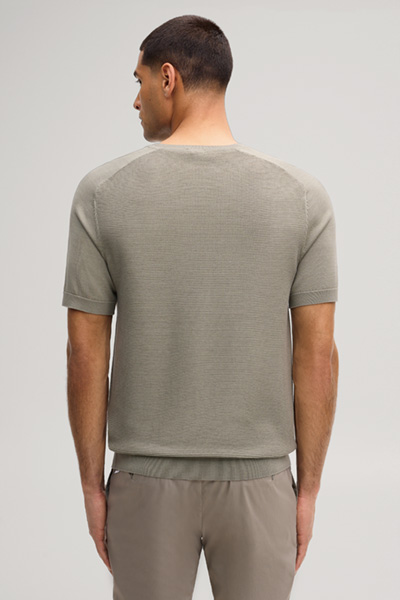 Sweter z dzianiny Vitor w kolorze khaki