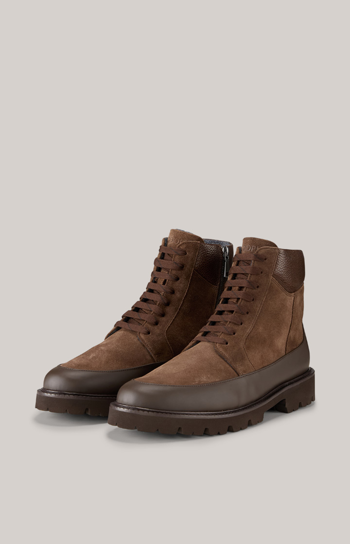 Hektor Velluto Misto Boots in Brown