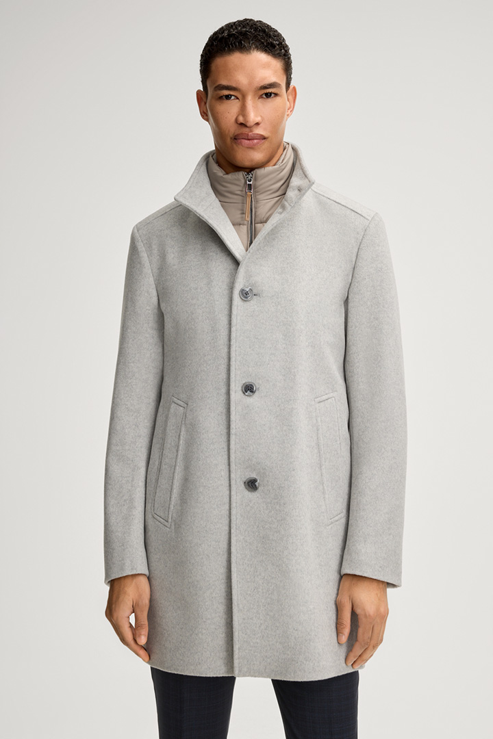 Maico Coat in Light Grey