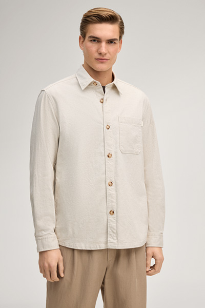 Overshirt Kalan in Offwhite