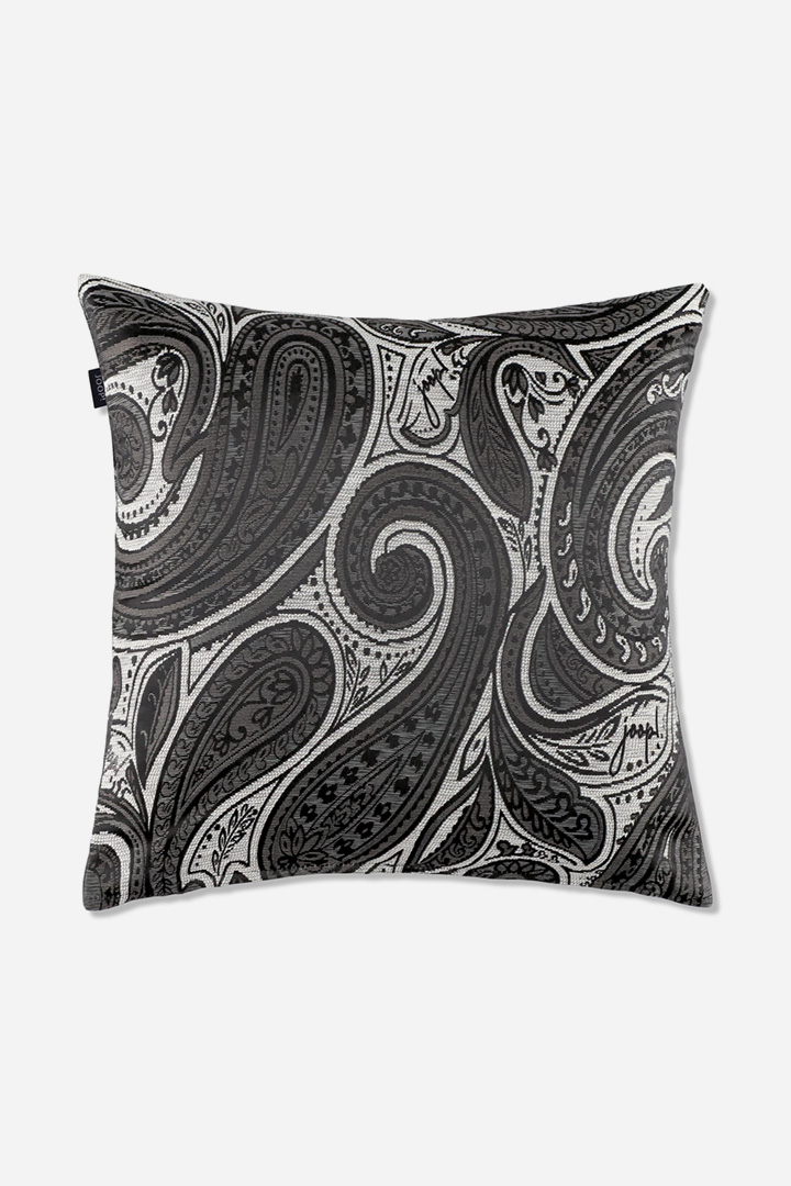 Führt zu Produktdetailseite „Zierkissenhülle JOOP! PAISLEY ALLOVER in Silbergrau, 40 x 40 cm"