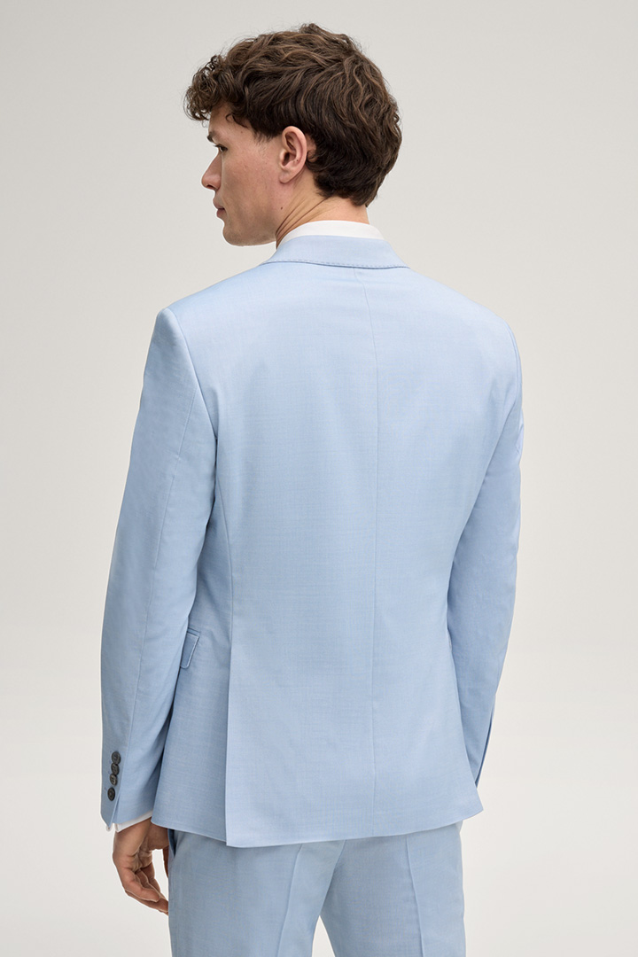 Herby Modular Wedding Jacket in Light Blue