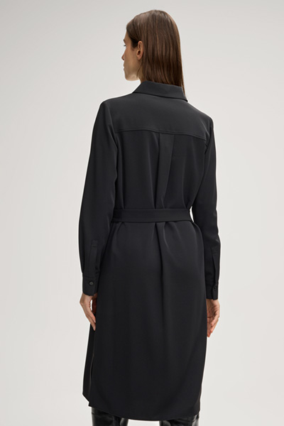 Hemdblusenkleid Dara in Schwarz