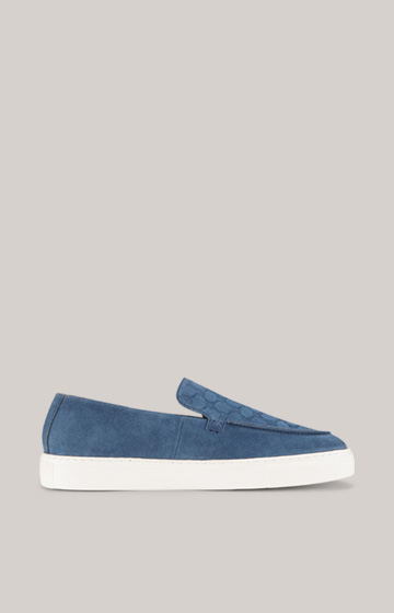 Velluto Coralie Loafers in Blue