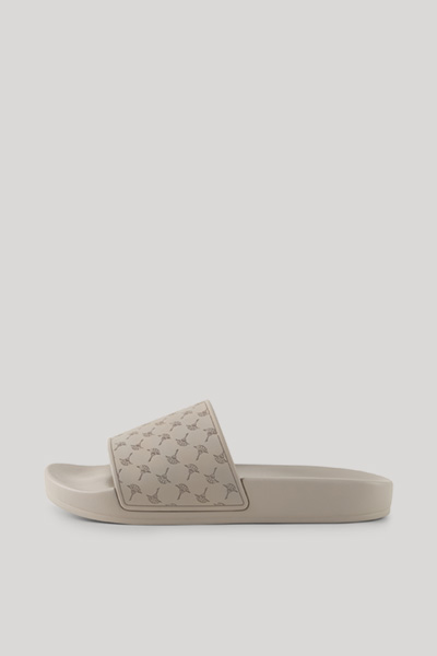 Leads to product detail page "Stampa fine oceano sandals in taupe"