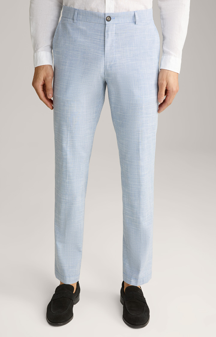 Hank Chinos in Blue/White Check