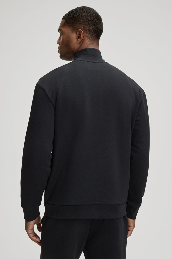 Stanley Sweatshirt Jacket in Black