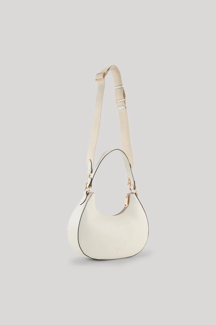 Leads to product detail page "Sofisticato aja hobo bag in off-white"