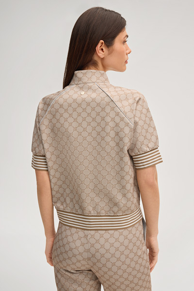 Sweatjacke Tayla in Beige Cornflower