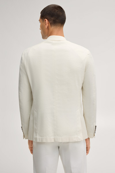 Heazy double-breasted jacket in off-white