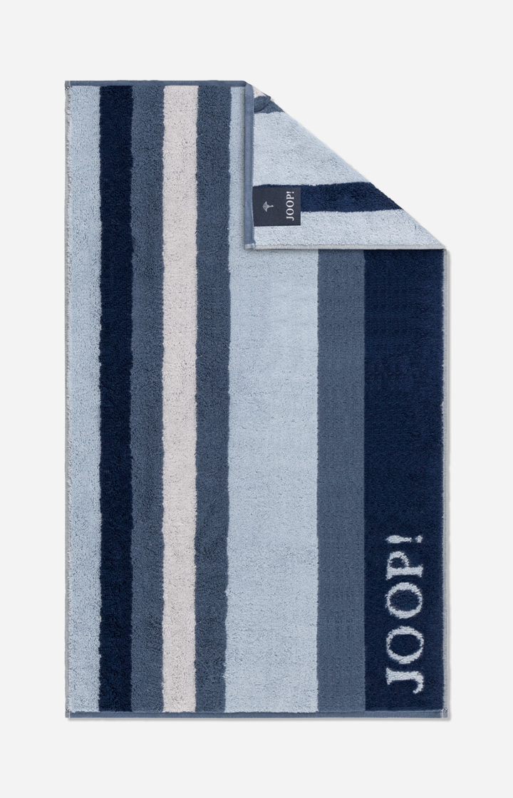 JOOP! VIBE STRIPES Guest Towel in Ocean, 30 x 50 cm