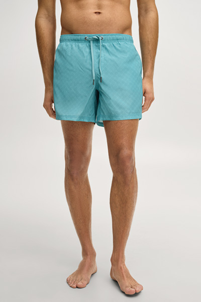 Swim shorts in turquoise cornflower