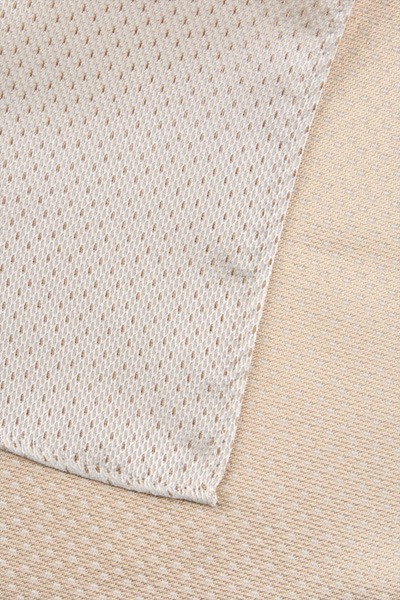 Pocket Square in an Ecru/Beige Pattern