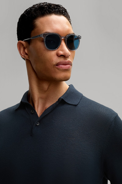 Führt zu Produktdetailseite „Sonnenbrille in Blau/Grau"