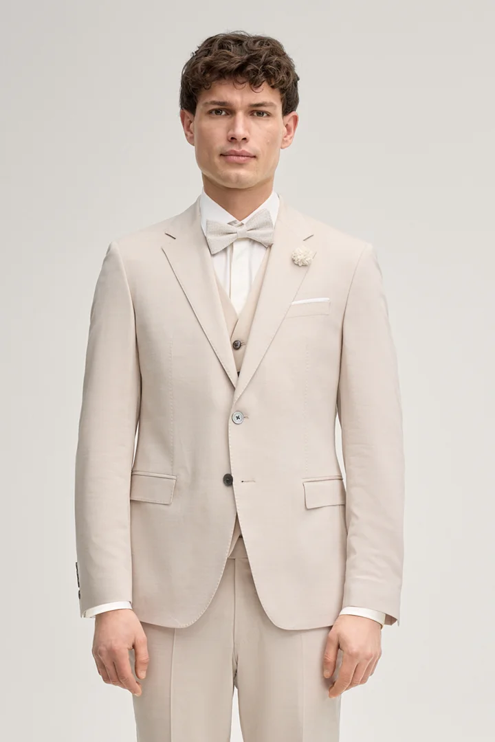 Leads to product detail page "Herby Modular Wedding Jacket in Light Beige"