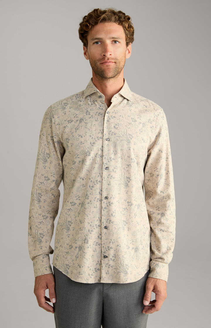 Pai Shirt in a Light Brown Pattern