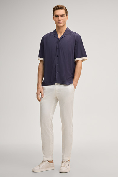 Kurzarm-Hemd Kawo in Navy