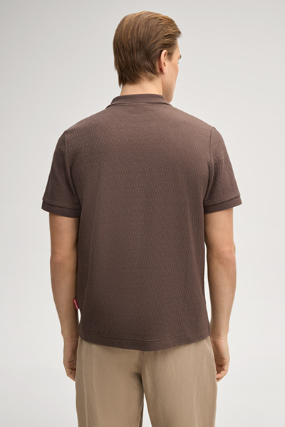 Poloshirt Pono in Dunkelbraun