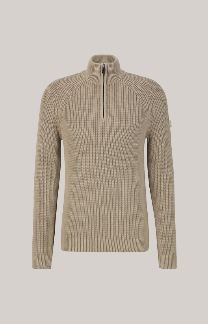 - Henricus Beige Online-Shop Baumwoll-Pullover in JOOP! im