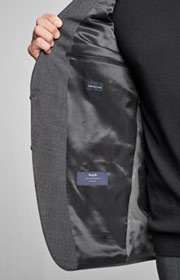 Anzug Herby-Blayr in Dunkelgrau gemustert