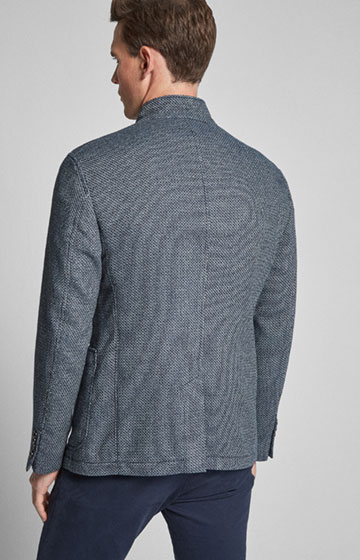 Sakko Hankez in Dunkelblau gemustert