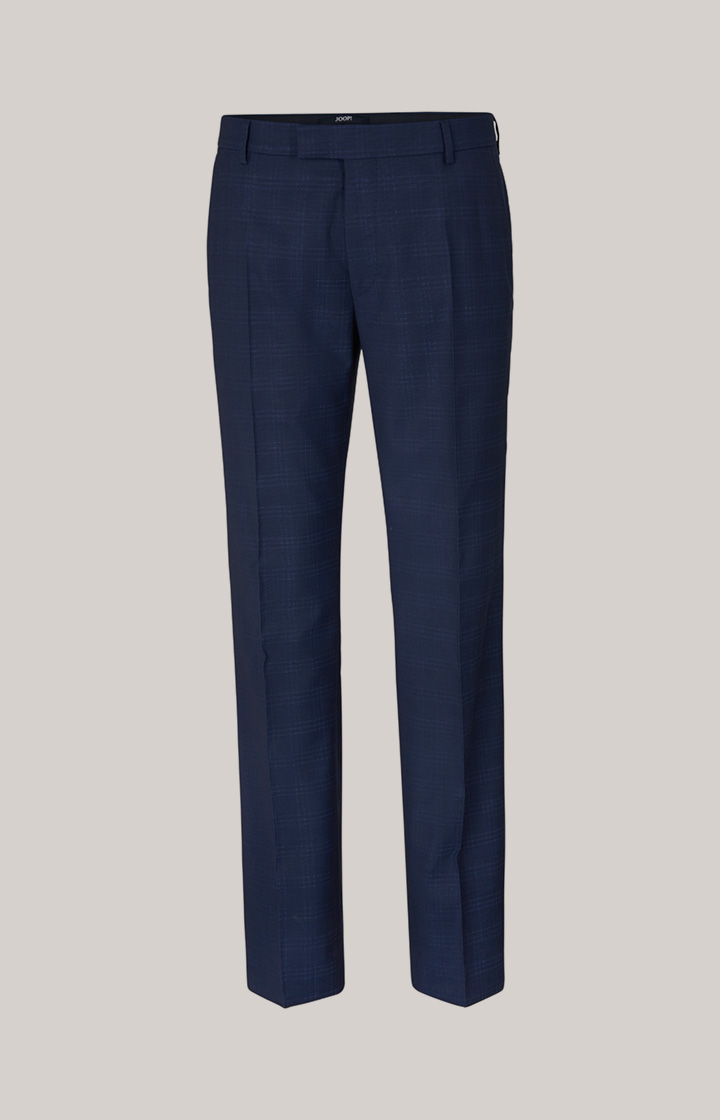 Blayr modular trousers in checked navy