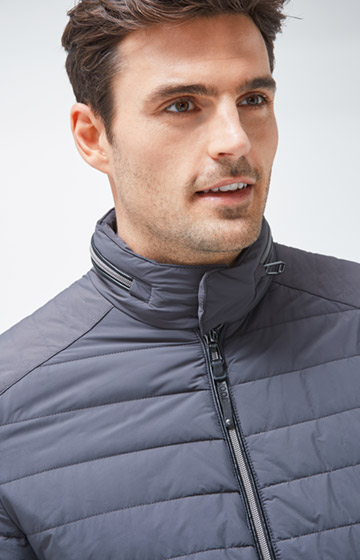 Stepp-Blouson Arex in Grau