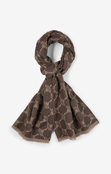 Schal Felix in Espresso-Braun/Hellbraun