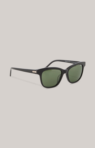 Black/Green Sunglasses