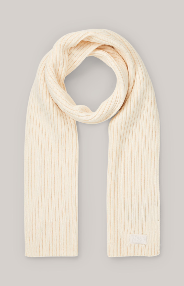 Francis Knitted Scarf in Off-white